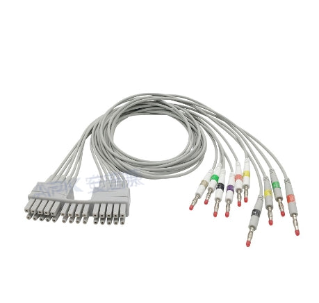 Mortara type burdick EKG cable
