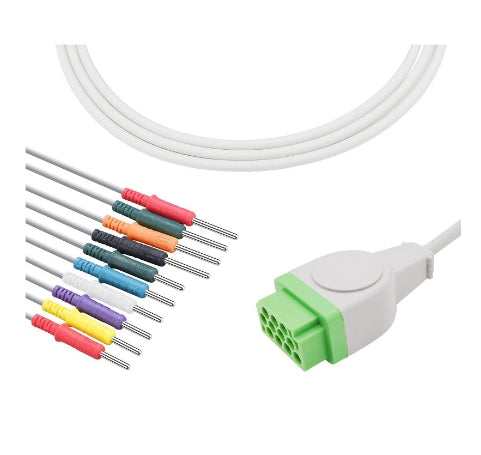 GE Healthcare type EKG Cable Din3.0