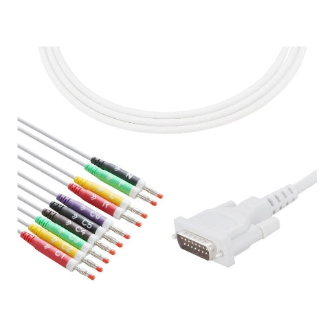 Schiller type EKG diagnostic cable IEC